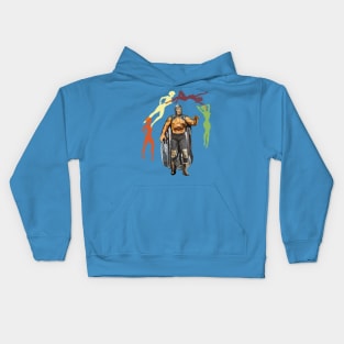 Blue Demon contra las diabólicas Kids Hoodie